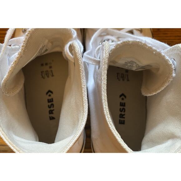 Converse Chuck Taylor All Star Platform High White Women’s 10.5 - Picture 8 of 9